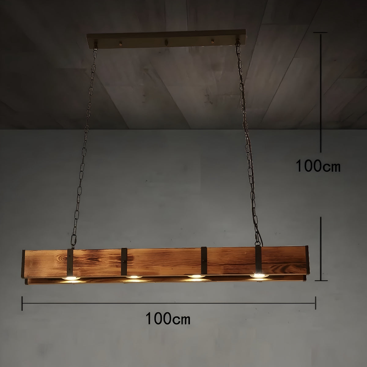 Pendelleuchte Retro Legno - BUYnBLUE