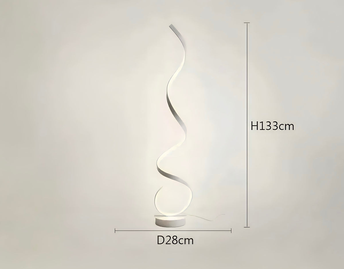 Stehlampe im Spiral Design - BUYnBLUE