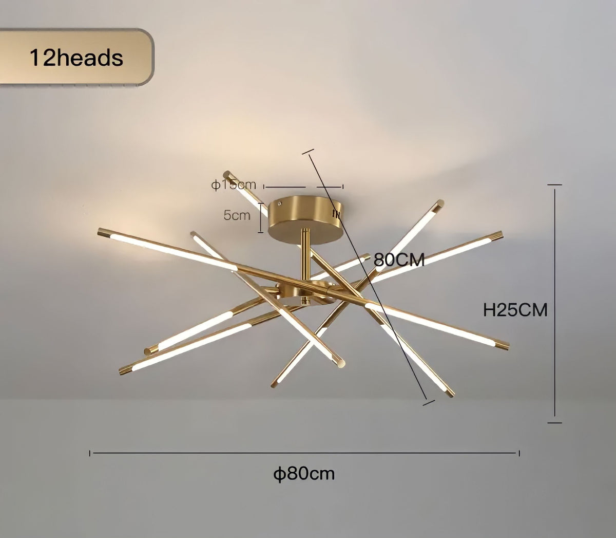 Deckenlampe Nordic Zyan - BUYnBLUE