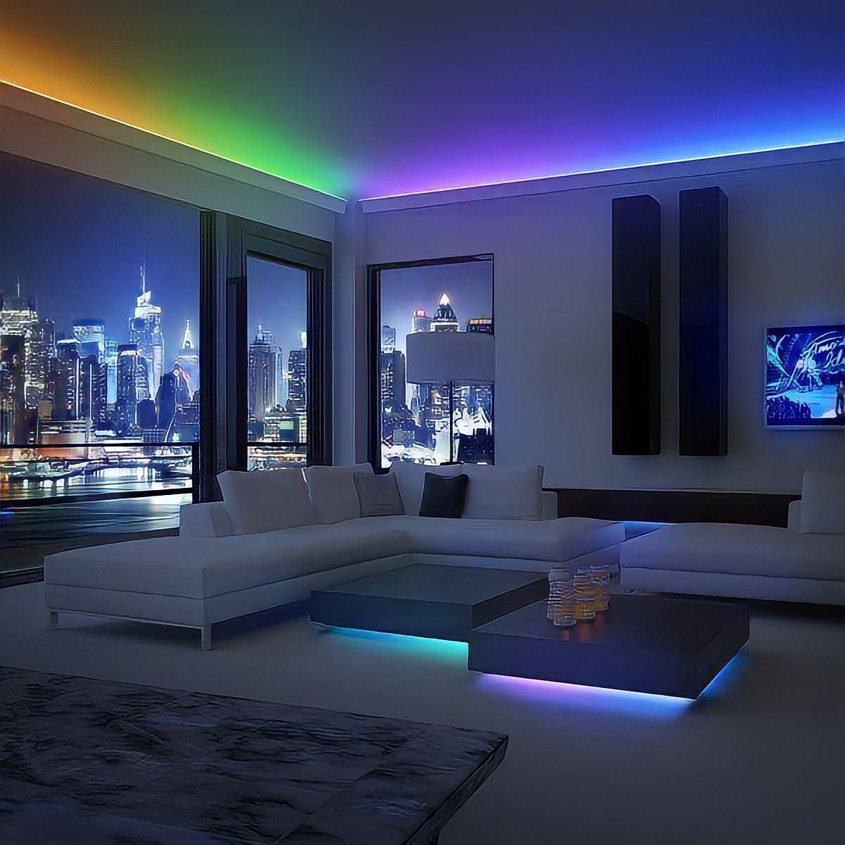 LED Streifen farbig mit Fernbedienung - BUYnBLUE
