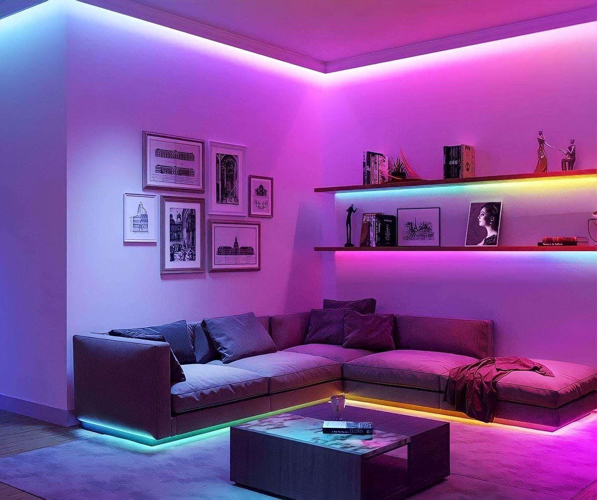 LED Streifen farbig mit Fernbedienung - BUYnBLUE