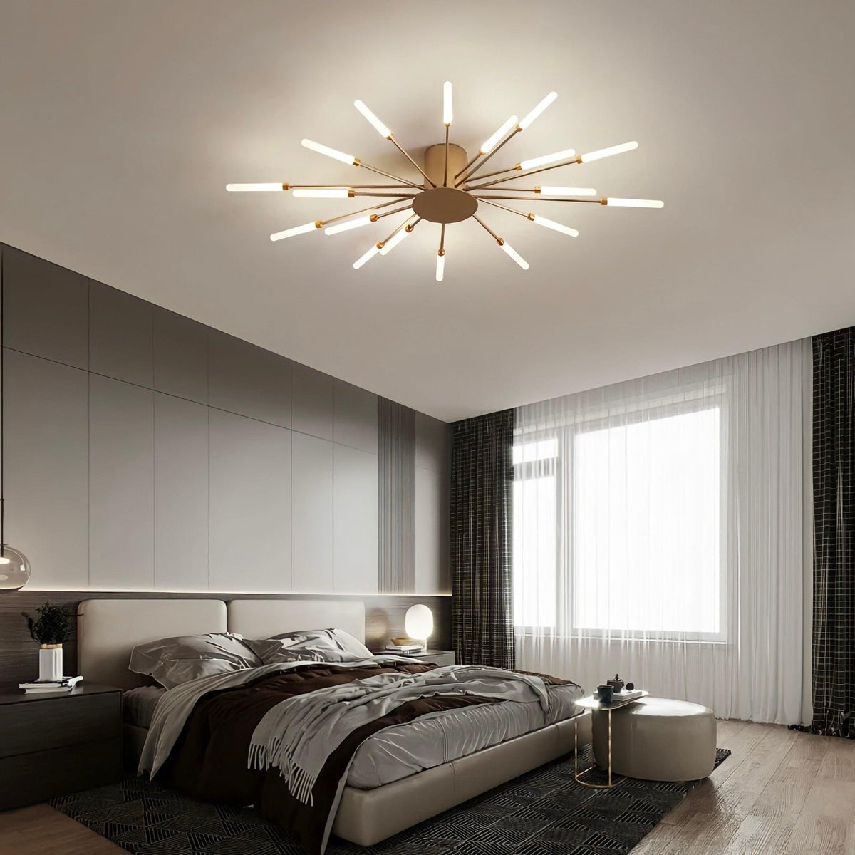 Moderne Deckenlampe im Stacheldesign - BUYnBLUE