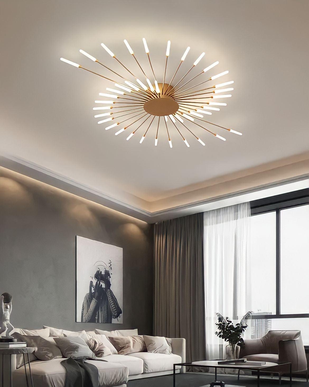 Moderne Deckenlampe im Stacheldesign - BUYnBLUE