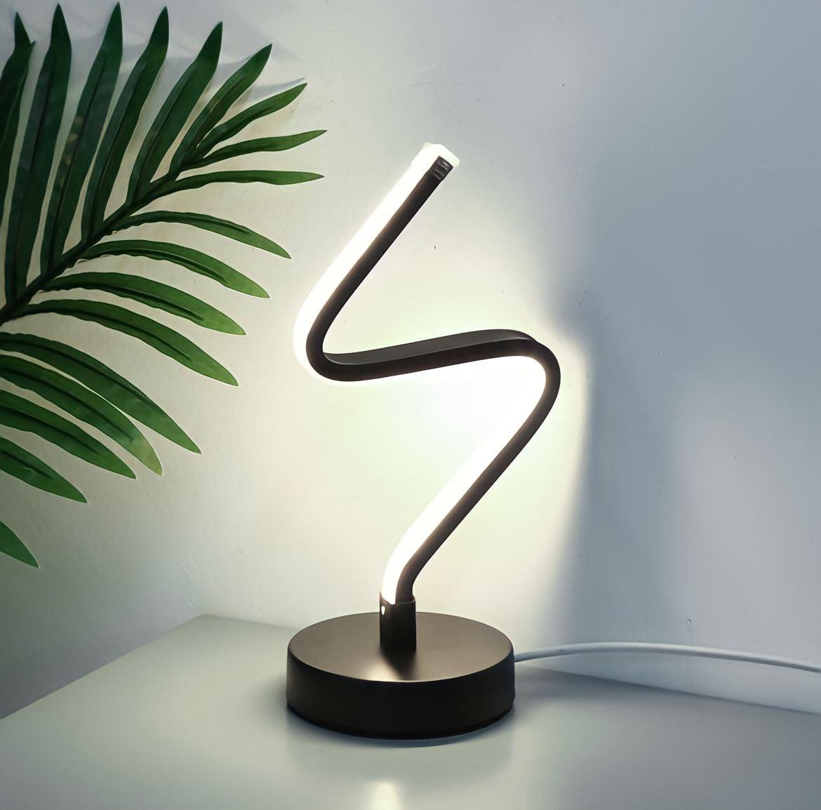 Tischlampe im Spiral-Look - BUYnBLUE