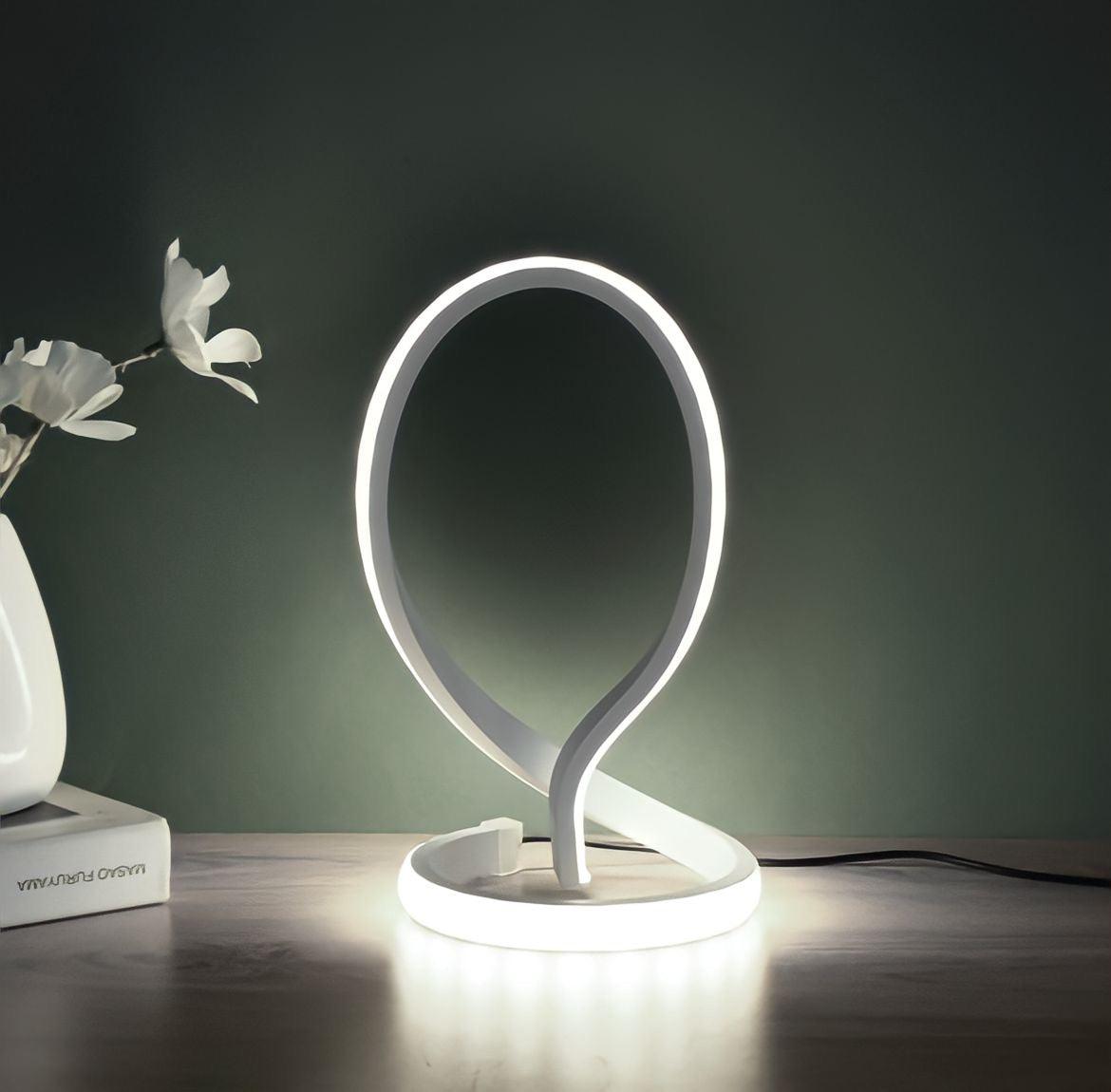 Tischlampe im Spiral-Look - BUYnBLUE