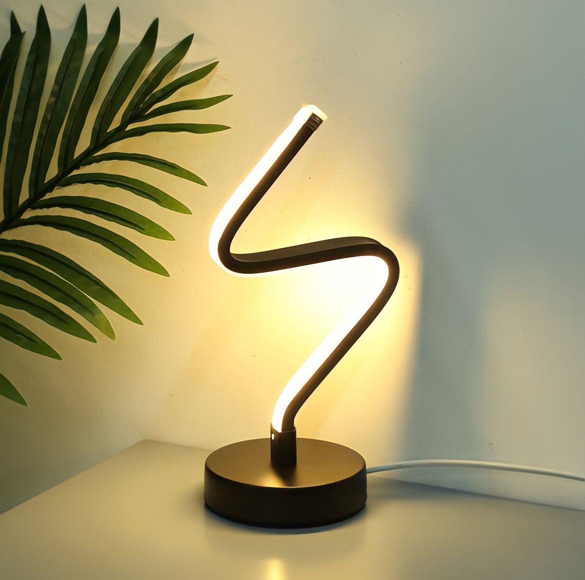Tischlampe im Spiral-Look - BUYnBLUE