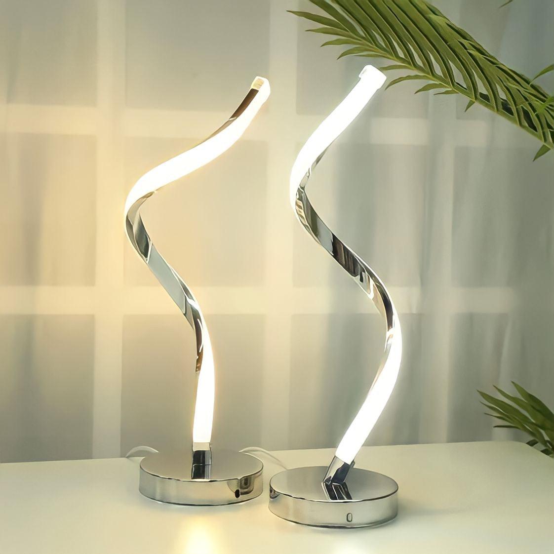 Tischlampe im Spiral-Look - BUYnBLUE