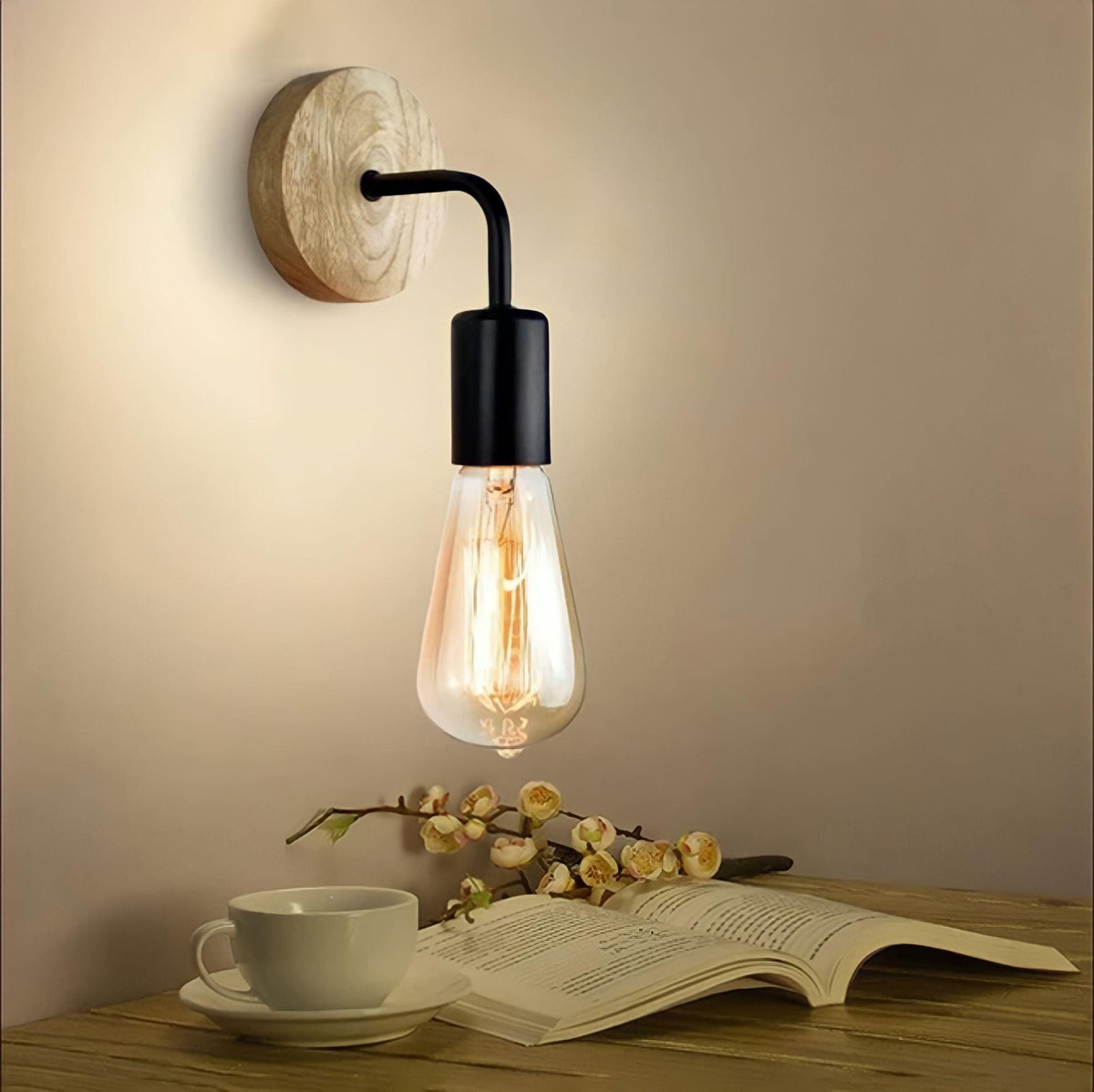 Wand- und Tischleuchte im Vintage Design - BUYnBLUE