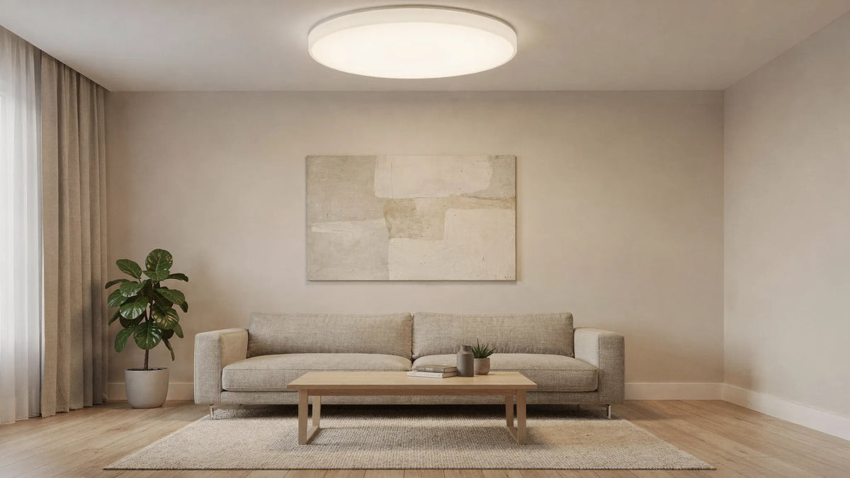 LED Deckenlampen: Moderne Designs, die Räume ruhiger wirken lassen