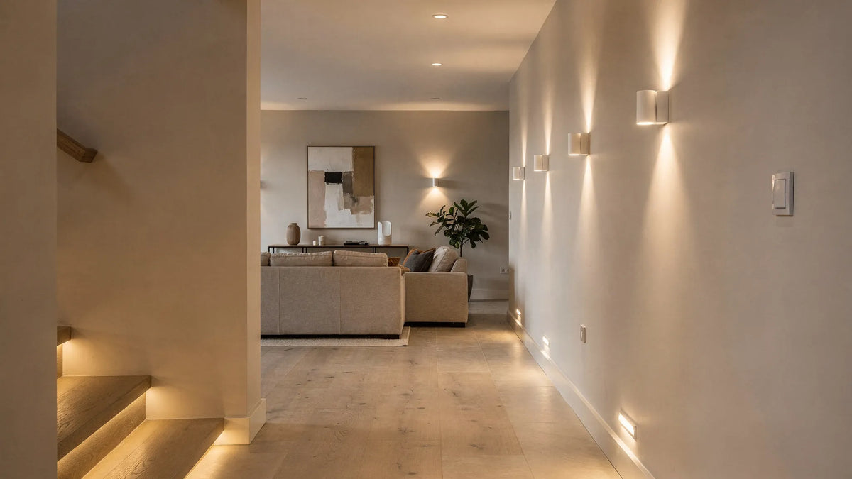 LED Wandleuchte: Indirektes Licht für Flur, Treppe und Wohnzimmer