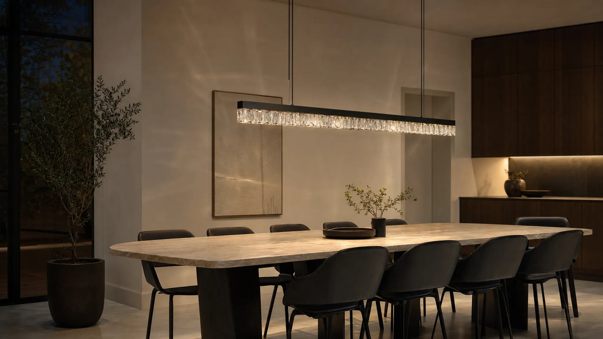 Lampen mit Kristall modern statt kitschig stylen