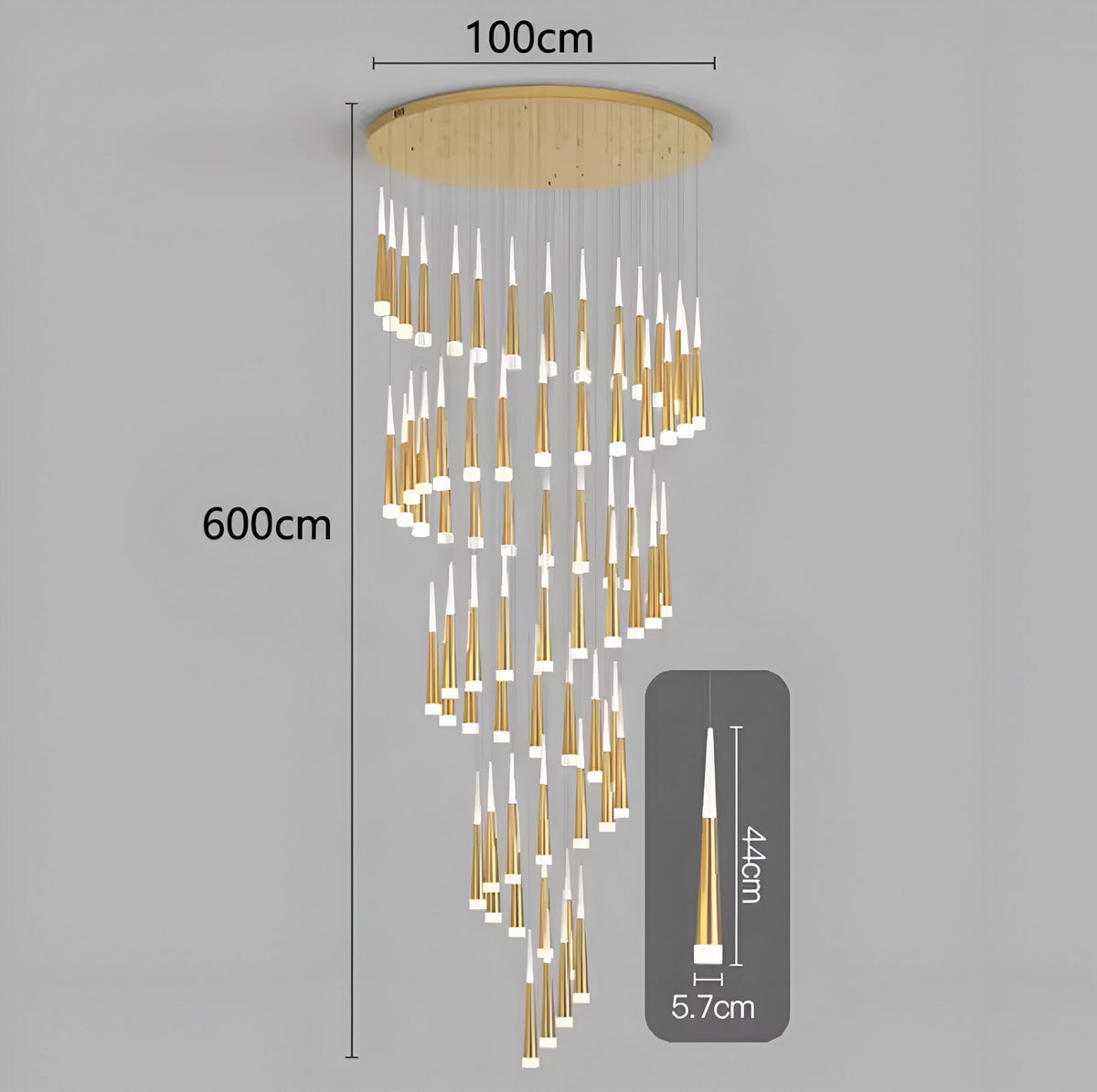 Lustre duplex Cornet