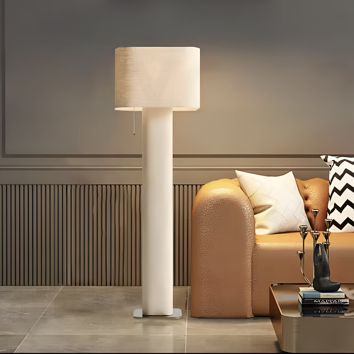 Lampada da terra di design Moderna Lino