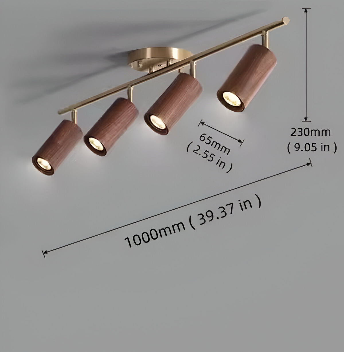 Lampada da soffitto Noce Puro - BUYnBLUE 