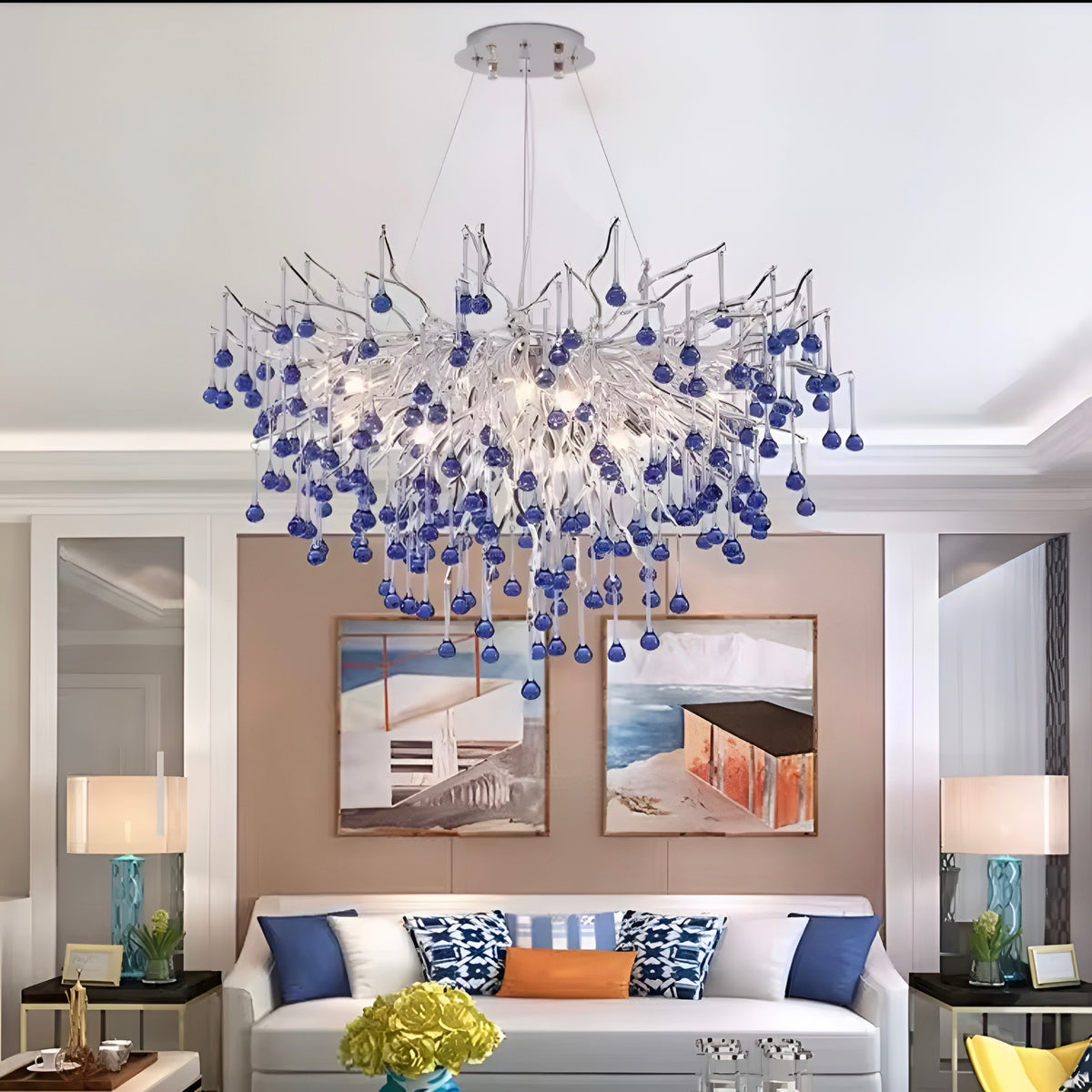 Designer Hängelampe Argento Elettrico