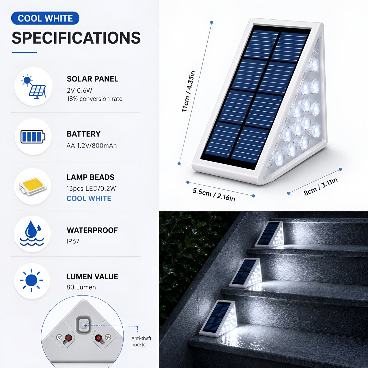 Outdoor Treppenleuchte SolarStep