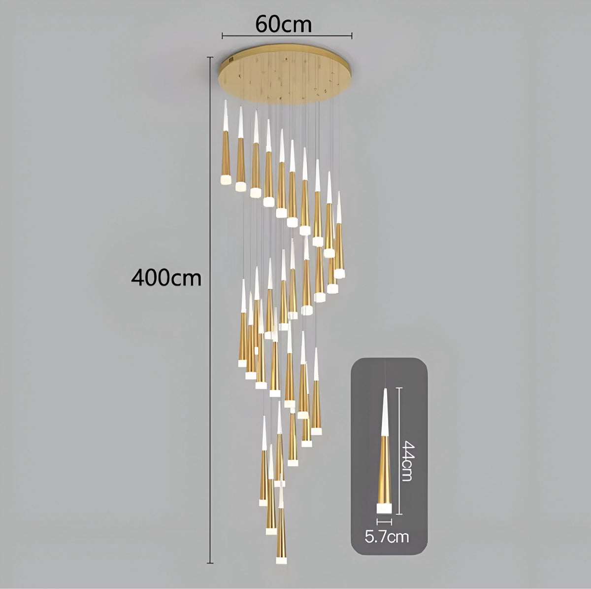 Lustre duplex Cornet