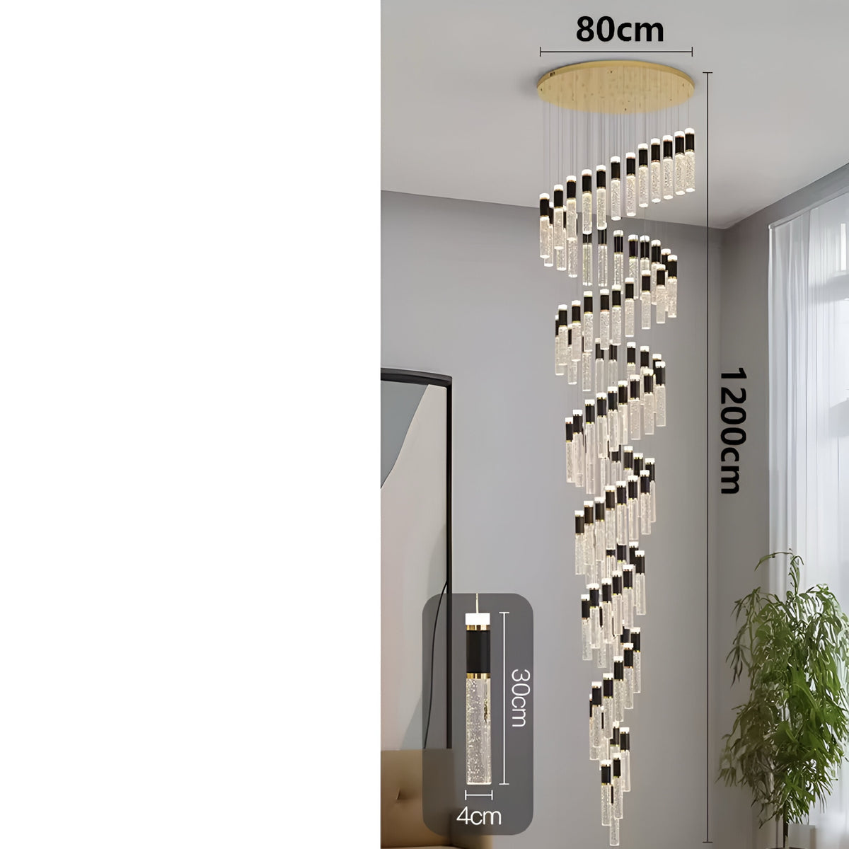 Lustre design Aste Deluxe