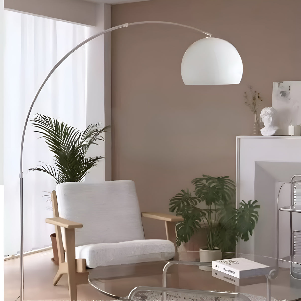 Bogen-Stehlampe Arancio