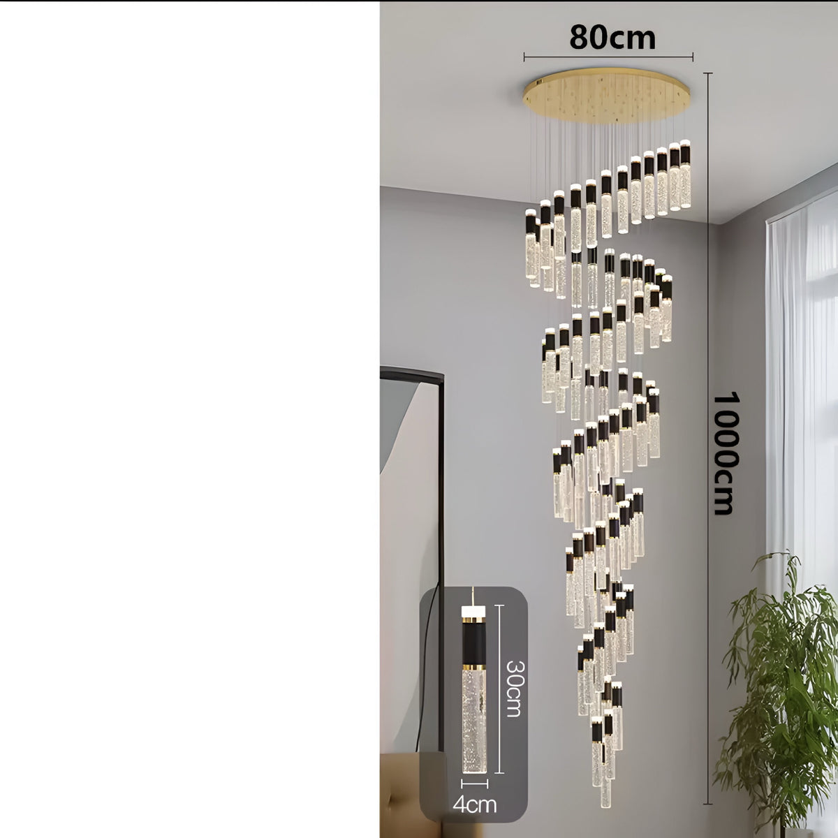 Lustre design Aste Deluxe