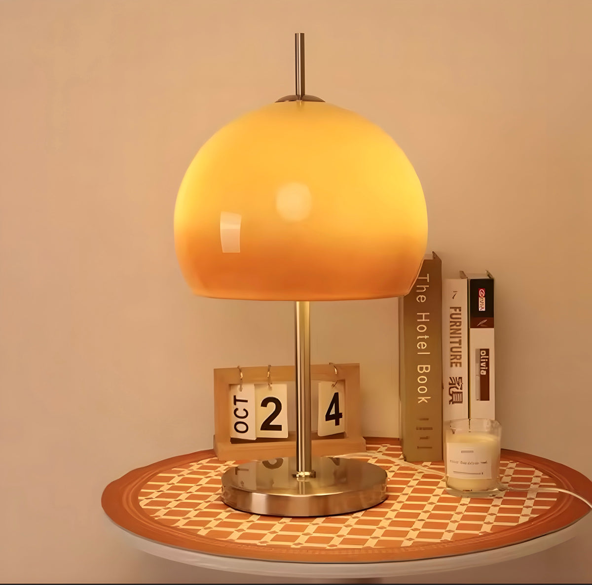 Vintage Tischleuchte Arancio - BUYnBLUE 