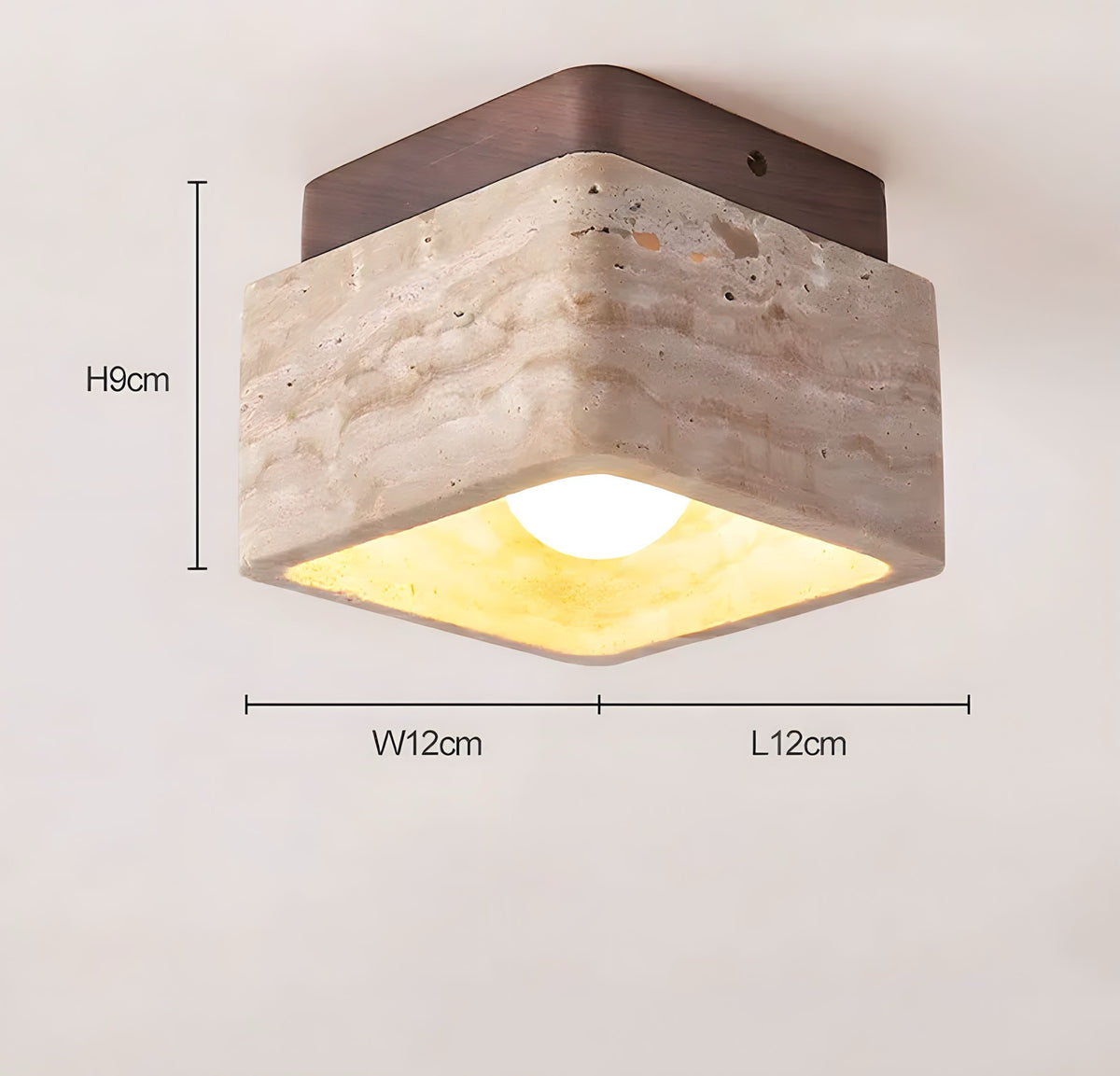 Deckenlampe Legna Travertina - BUYnBLUE 