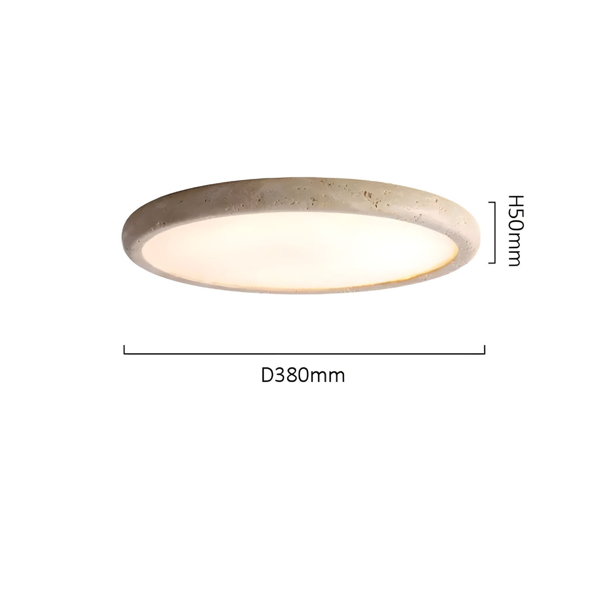 Deckenlampe Travertina - BUYnBLUE 