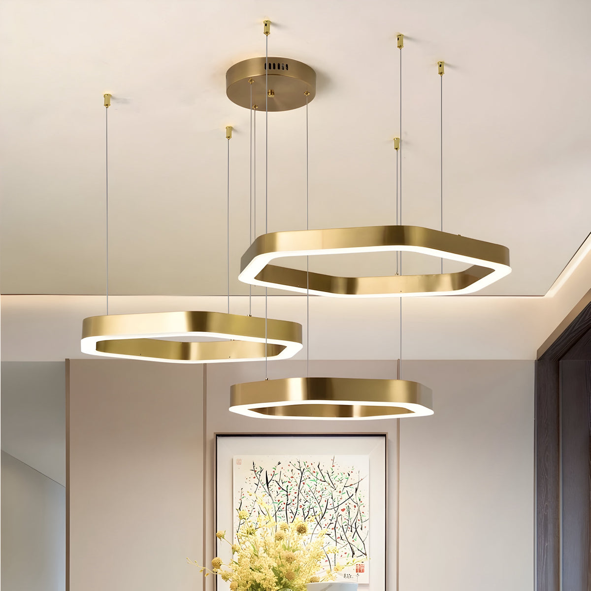 Designer Pendelleuchte Hexagon - BUYnBLUE 