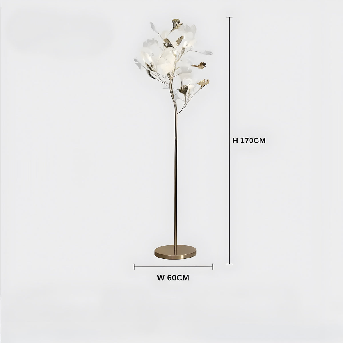 Designer Stehlampe Ginkgo - BUYnBLUE 