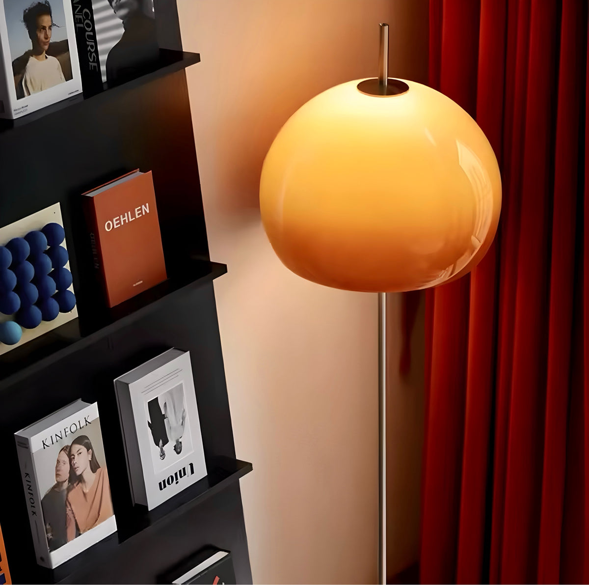Vintage Stehlampe Arancio - BUYnBLUE 