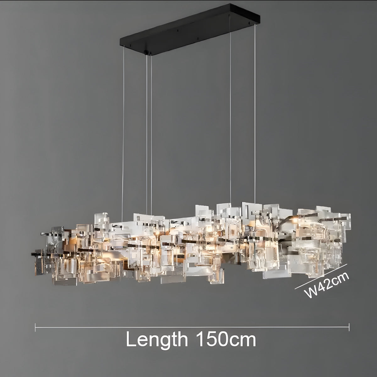 Esstischlampe Cristallo di Gelo - BUYnBLUE 