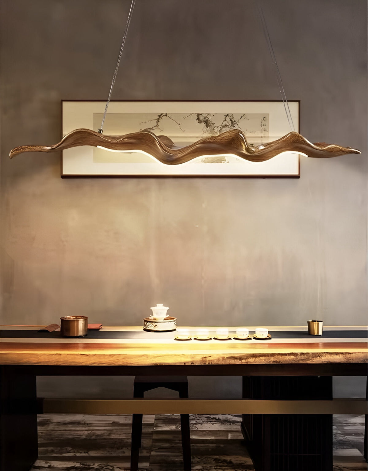 Esstischlampe Japandi - BUYnBLUE 