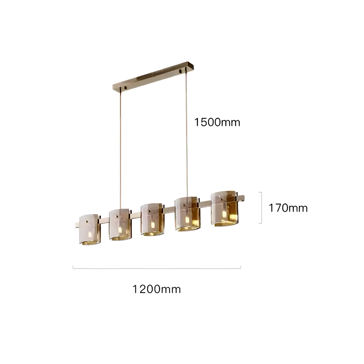 suspension luminaire Fuyi moderne - BUYnBLUE 