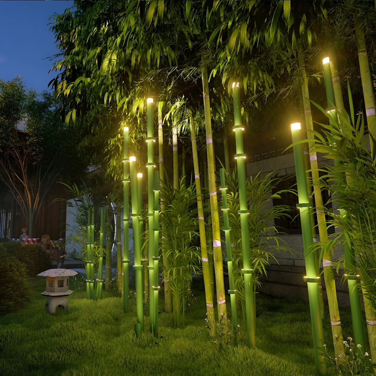 Outdoor Lampe Modern Bamboo - BUYnBLUE 