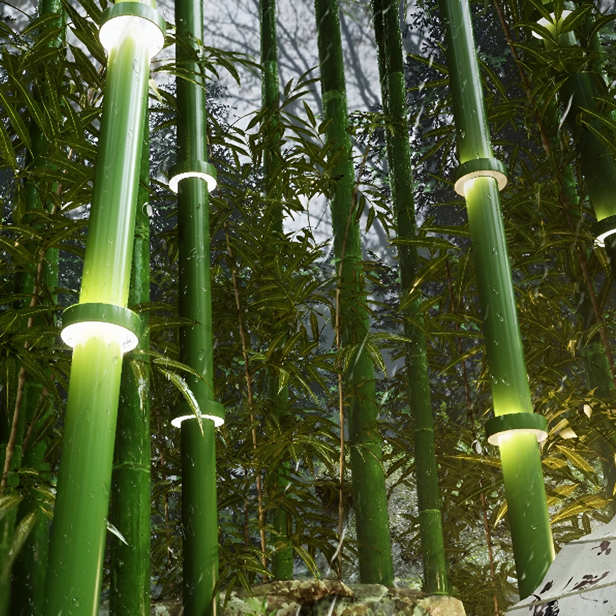 Outdoor Lampe Modern Bamboo - BUYnBLUE 