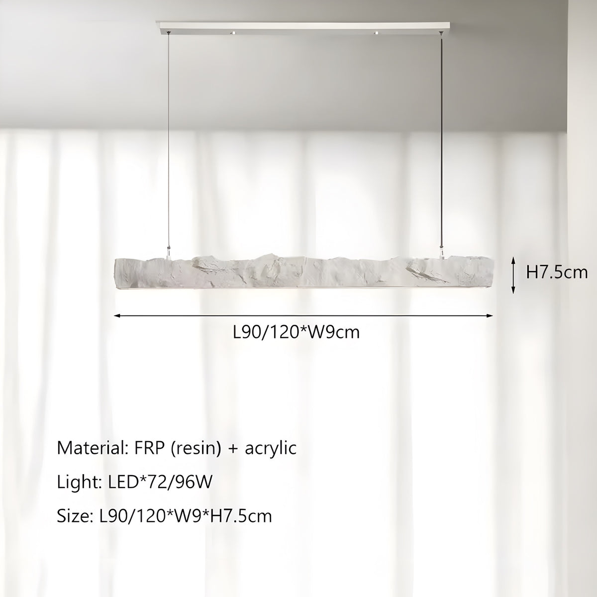 Pendelleuchte Modern Pietra - BUYnBLUE 