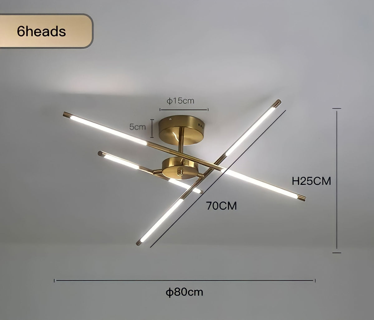 Deckenlampe Nordic Zyan - BUYnBLUE 