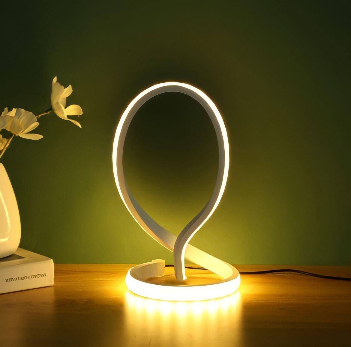 Tischlampe im Spiral-Look - BUYnBLUE 