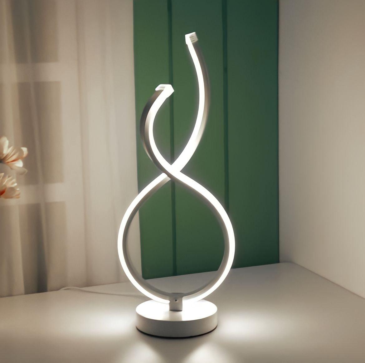 Tischlampe im Spiral-Look - BUYnBLUE 