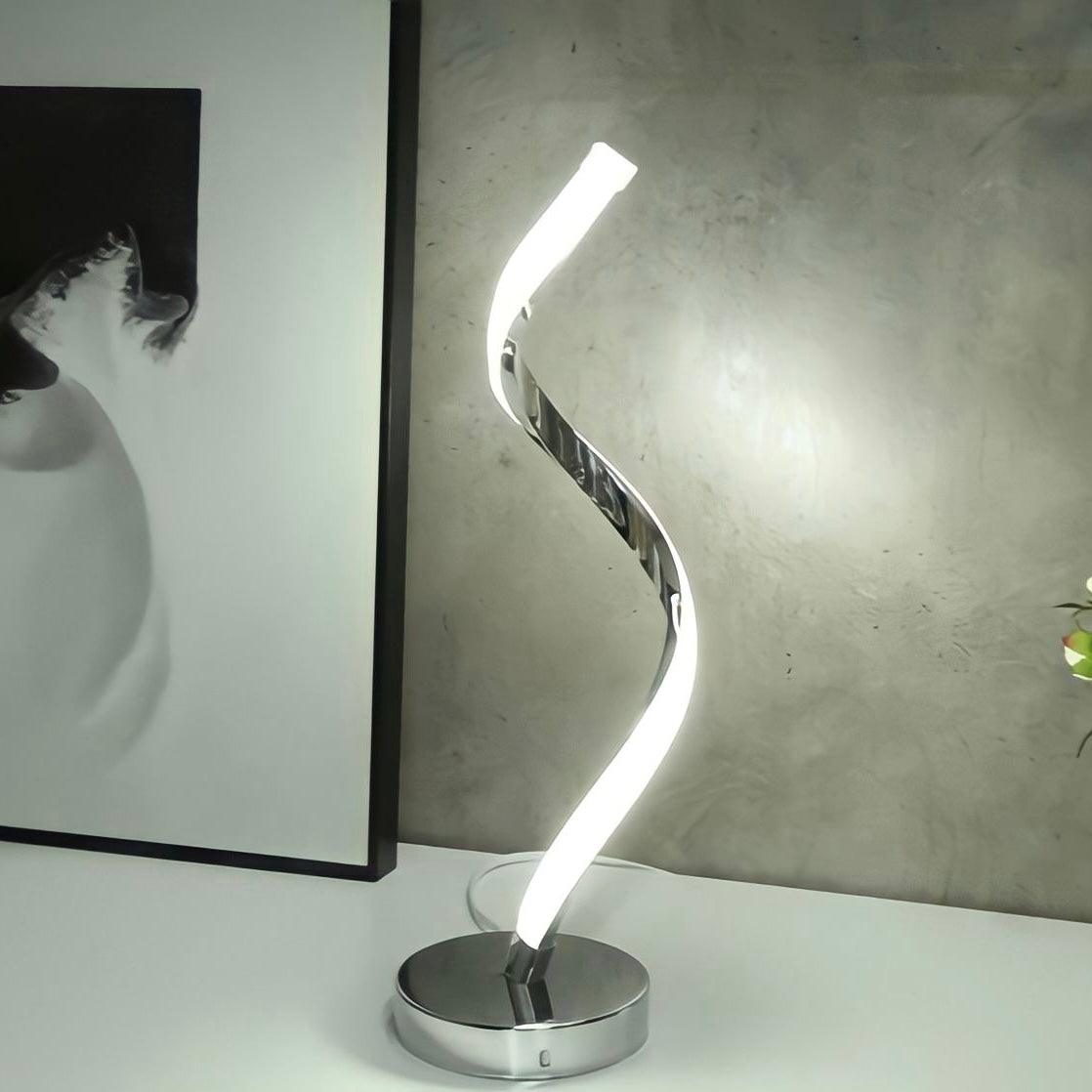 Tischlampe im Spiral-Look - BUYnBLUE 