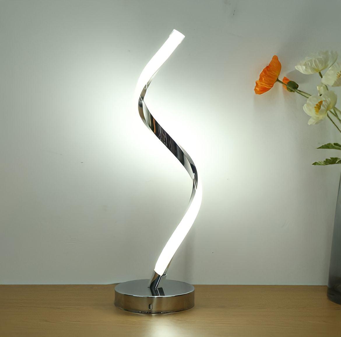 Tischlampe im Spiral-Look - BUYnBLUE 